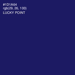 #1D1A64 - Lucky Point Color Image